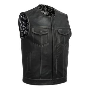 Gilet en cuir de course de haute qualité, gilet de moto en cuir - Product Image 6