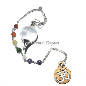 Péndulos de Ágata con Chakra y Grabado Om-Feng Shui, Compre al por Mayor en Línea - Product Image 1
