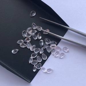 4mm 6mm Quartz Rose Naturel Poire À Facettes Pierres Précieuses Semi Précieuses Fournisseur Offres En Vrac Prix D'usine En Gros Fabrication En Ligne - Product Image 1