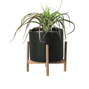 Maceta decorativa para el hogar con soporte, maceta de Metal de gran calidad para decoración de jardín, hecha a mano a granel - Product Image 1