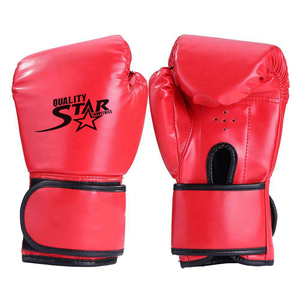 Guantes de boxeo de cuero Artificial, a prueba de viento, brillantes, multicapa, resistentes, duraderos, Muay Thai - Product Image 1