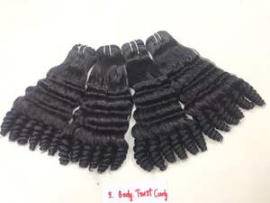 Body Twist Curly weave closure fait perruque cuticules alignées vierge Remy EXTENSION de cheveux humains de haute qualité prix de gros - Product Image 4