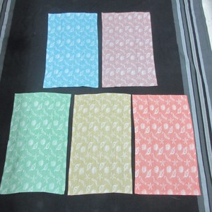 Uni blanc rouge 100% coton biologique imprimé à carreaux Plaid vaisselle serviettes de cuisine GOTS Durable Eco protection respirant antibactérien - Product Image 1