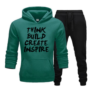 Tarcksuit-chándal ajustado de lana para hombre, traje de chándal personalizado a rayas laterales - Product Image 6