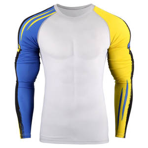 Wholesale Factory Custom Made Rash Guards High Quality BJJ MMA Men Rash Guard - Product Image 5