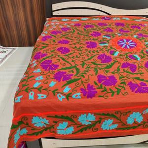 Couverture de lit en coton traditionnel brodé, nouvelle Collection Festive de luxe, ameublement de maison, style bohème, suspension murale - Product Image 3