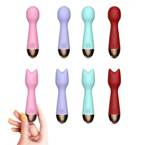 Oem Oplaadbare Draadloze Ddult Speelgoed Draadloze Vibrerende Av Mini Massager Wand Vibrator