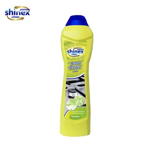 SHINEX Amonia奶油清洁剂洗涤剂500毫升柠檬香厨房和烤箱清洁剂奶油OEM ODM PL