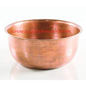 Tazón de cobre martillado para pedicura, cuenco hecho a mano, venta directa de fábrica, OEM - Product Image 1