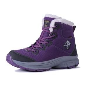 Meilleures bottes imperméables respirantes synthétiques antidérapantes chaudes avec soutien de la voûte plantaire pour l'automne/hiver, unisexes, augmentant la taille, doublure KINGTEX - Product Image 2