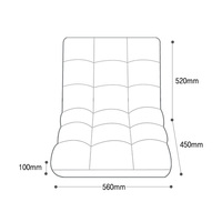 Fauteuil de sol convertible et inclinable pour enfants, avec housse en tissu, mobilier de maison pour chambre, salon, salles de jeux, lecture, pouf