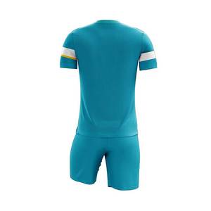 เสื้อฟุตบอลคุณภาพสูงราคาถูก 100% โพลีเอสเตอร์ ชุดทีมสโมสร ป้องกันรังสียูวี แห้งเร็ว น้ำหนักเบา ระบายอากาศได้ดี ยืดหยุ่น คอเสื้อแบบคอกลม สำหรับฤดูร้อน - Product Image 2