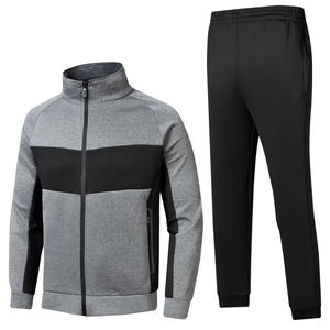 Vente en gros de survêtements pour hommes de qualité supérieure à bas prix avec fermeture éclair logo personnalisé polaire vêtements de sport de gym pour hommes survêtements d'entraînement - Product Image 6