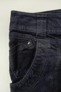 Pantalones de pana de algodón casuales y holgados para mujer, de marca original, excedentes de inventario, para otoño e invierno - Product Image 3