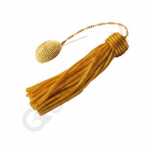 Venta al por mayor personalizado Doctoral Tam oro seda borla Doctoral Tam oro lingotes graduación borla 2025 - Product Image 3