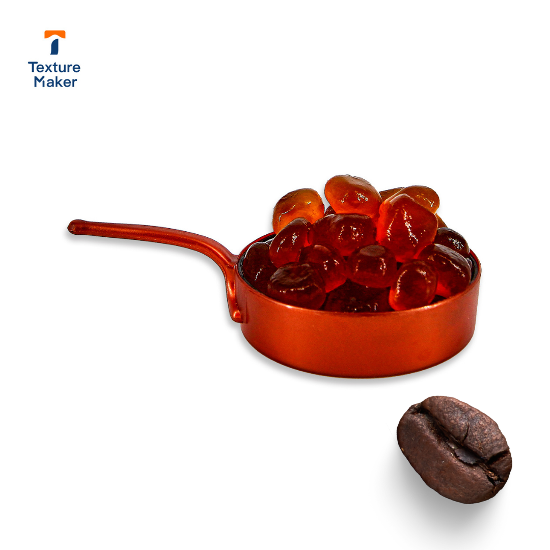 Texturemaker Konjac Jelly Boba-Premium, кофейный пузырьковый чай, ингредиенты