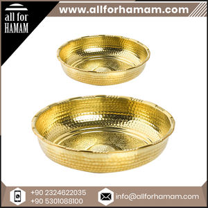 Cuenco para verter agua de hammam de latón de diseño oriental tradicional, el mejor fabricante, proveedor indio para accesorios de baño - Product Image 3