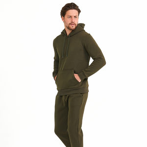 ชุดวอร์มผ้าฟลีซเข้ารูปสำหรับผู้ชาย,สินค้ามาใหม่ชุดกีฬากันหนาวชุดวอร์มฝึกซ้อมชุดวอร์มมีฮู้ดคอเต่าสำหรับผู้ชาย - Product Image 1