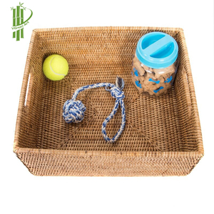 Naturel Plateau En Rotin À La Main Panier De Rangement Pour Salle De Bains Et Cuisine Décor À La Maison - Product Image 3