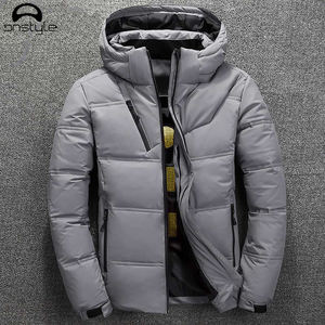 Veste matelassée décontractée pour homme de haute qualité, à capuche, non tissée, en polyester, pour l'hiver, avec des caractéristiques coupe-vent et écologiques - Product Image 5