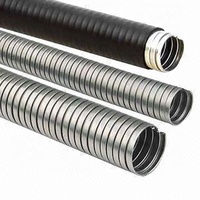 Tuyau métallique Flexible pour verrouillage centralisé, tube résistant à l'eau et au calfeutrage, enduit de PVC