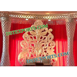 Panel de fondo de flores para escenario de boda, marco de fondo de estilo Pavo Real - Product Image 1