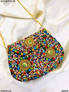 Bolso de mano de mosaico de Metal para mujer exclusivo de diseñador de moda bolso de fiesta de noche hecho a mano - Product Image 5