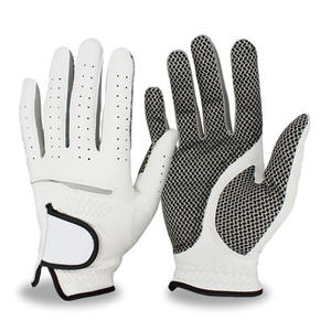 Gants de golf en peau de mouton antidérapants personnalisés Wego Industries, sangle de poignet réglable, design respirant à doigts complets pour hommes - Product Image 6