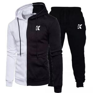 Chándal personalizado para hombre 100% poliéster tecnología polar dos piezas ropa deportiva chándal para hombre sudadera/sudadera deportiva - Product Image 2