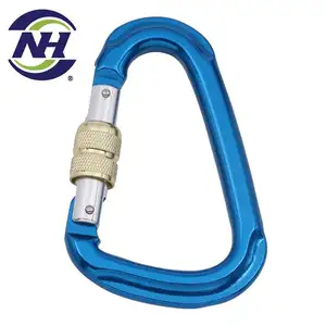 Hình bầu dục D hình dạng CE nhôm leo núi Carabiner