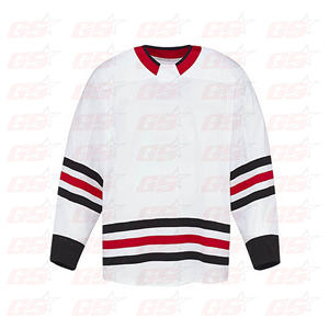 Adult Sublimation Custom V Neck & Long Sleeve Ice Hockey Jersey Hockey Shirts - Product Image 1