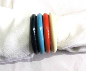 Design en forme de fleur pour les fêtes de Noël et autres occasions Rond de serviette en résine et perles maison et cuisine - Product Image 2