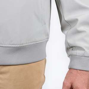 Veste bomber d'hiver pour homme en coton rembourré à col montant en toile de haute qualité à bas prix, manteaux personnalisés - Product Image 5