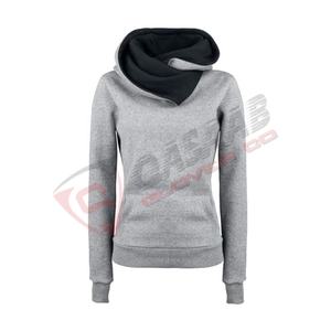 Sweat-shirt à capuche oversize pour femmes, décontracté, en coton, à manches longues, doublé de polaire, pour l'automne-hiver, avec deux poches - Product Image 4