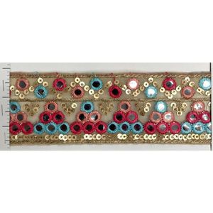 Dentelle à paillettes de qualité supérieure en ligne Inde - Product Image 1