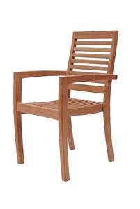 เก้าอี้พักผ่อนไม้ดีไซน์ทันสมัยขายดี พร้อมขาไม้ พับได้และเป่าลมได้ วางซ้อนกันได้ ผลิตจากอินโดนีเซีย - Product Image 2