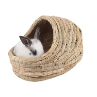 Lit pour animaux de compagnie et chat en osier naturel tissé en herbe de mer, panier suspendu en herbe de mer tissé, nouveau design 2022 en provenance du Vietnam