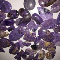 Pierres précieuses Charoite violette de qualité supérieure Rida Creations, cabochons pour la fabrication de bijoux, provenant du Rajasthan, prix de gros