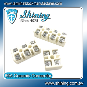 TC-6603B 60A 3 Way Ceramic <b>Terminal</b> Block - Product Image 2