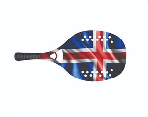 Raquetas de Tenis Playa y Pádel Hechas a Medida con Cara 100% de Fibra de Vidrio, Empuñadura de Fibra de Carbono, Peso 320-340g, Logotipos/Colores Personalizados - Product Image 6