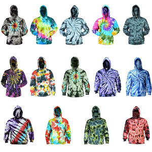 OEM 2021คุณภาพสูง Sweatshirt Tie Dye Cropped Hoodie Tie Die Custom Tie Dye - Product Image 1