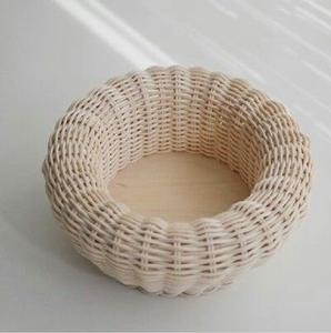 Bambú Servir Tazón Plato Elegante Hogar Restaurante Comedor Utensilios de cocina Tazón de comida Perfecto para bodas Diseño elegante - Product Image 4