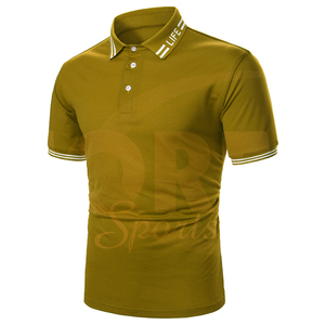 Haute qualité personnalisable hommes coton tricoté polos été à manches courtes Style décontracté bouton Offre Spéciale pas cher prix - Product Image 5