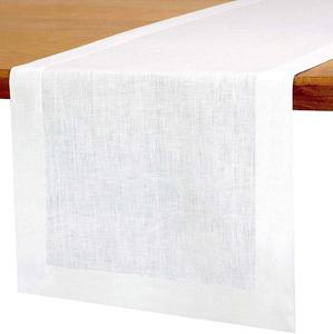 ขายส่งที่มีคุณภาพสูงบริสุทธิ์100ธรรมชาติฝรั่งเศสผ้าลินินสีขาว Hemstitched เย็บปักถักร้อยค็อกเทลผ้าเช็ดปาก - Product Image 5