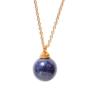 หินบำบัดหิน Sodalite จี้ลูก/จี้พลอย - Product Image 1