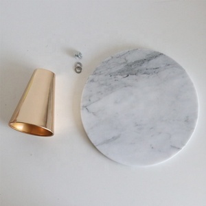 Custom Size <strong>Cake</strong> Display Dessert <strong>Stand</strong> Natural <strong>Marble</strong> Circular Tray Wedding <strong>Cake</strong> <strong>Stand</strong> - Product Image 3