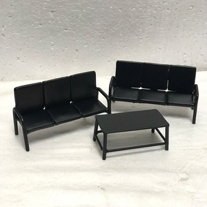 Ensemble de 2 Métal D'or Nouveau Design Miniature Chaises et Table pour Dollhouse 1: 12 Échelle Miniature - Product Image 5