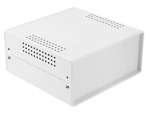 Tùy chỉnh tấm bộ phận kim loại nhôm sơn tĩnh điện trường hợp máy tính vỏ chế tạo - Product Image 2