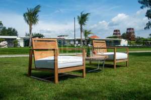 Chaise Soffa Cattalina Bali en bois de teck, mobilier indonésien - Product Image 3