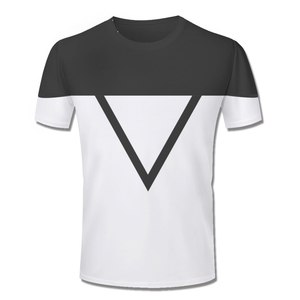 T-shirt homme col rond 100% coton personnalisable, coupe oversize, imprimé, 2020 - Product Image 1